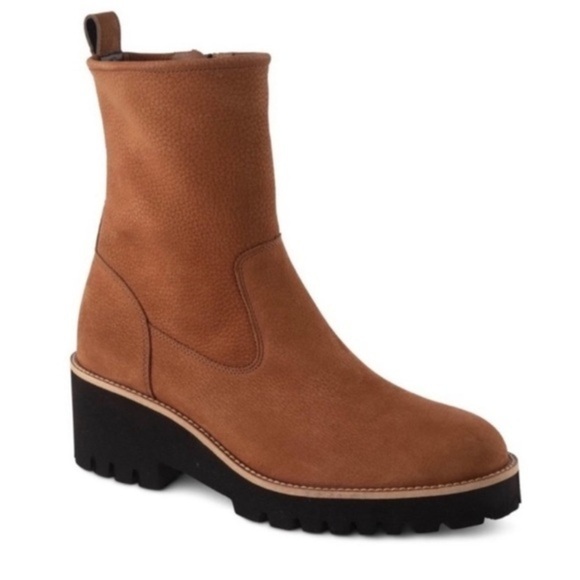 PAUL GREEN NEWBURY SUEDE BOOTS IN BROWN NEW WITHOUT BOX/FLOOR MODEL, SIZE US 7.5 - Picture 1 of 10